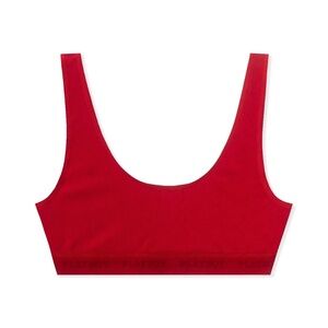 Playboy by PacSun Active Tank Sports Bra | Unlined Bralette | Red - Small